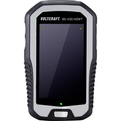 Přenosné zařízení s velkým displejem, značky 'Voltcraft BS-450 HDWT', používané k optické inspekci obtížně dostupných prostor.
