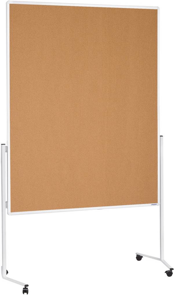 magnetoplan moderační tabule 2111124 (d x š x v) 1730.00 x 1200 x 1500 mm korek hnědá oboustranně použitelné, včetně koleček, nástěnka 2111124