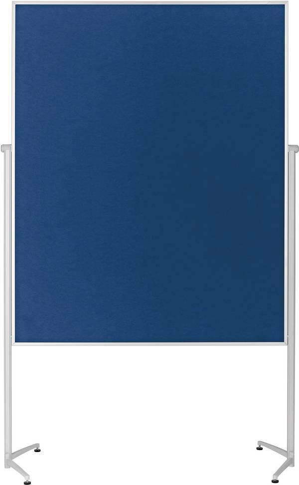 magnetoplan moderační tabule Evolution Plus (d x š x v) 1630 x 1200 x 1500 mm plsť královská modrá , bílá oboustranně použitelné, včetně koleček, nástěnka 1151103