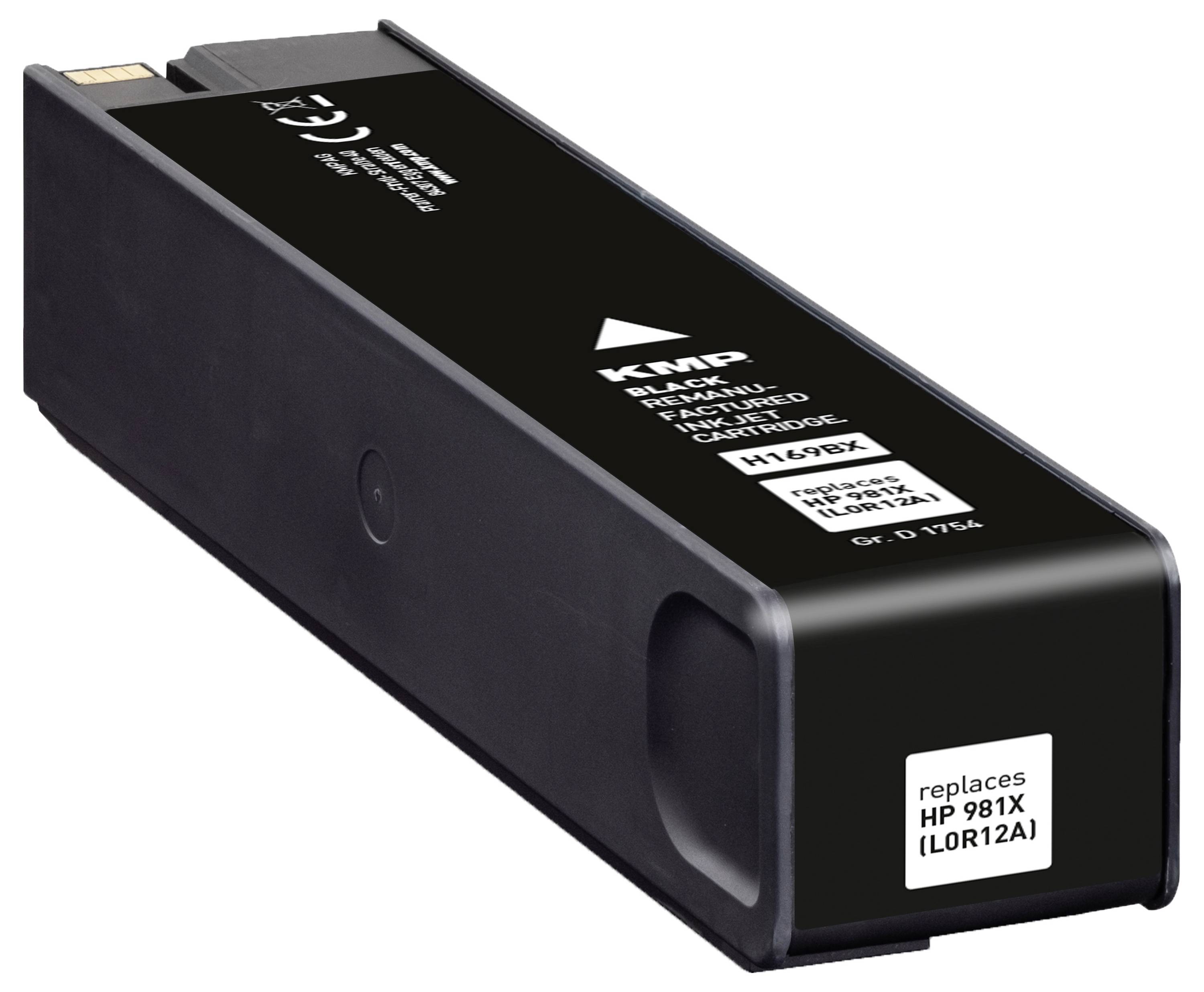 Inkoustová kazeta 'KMP' černá, kompatibilní s HP 981X.