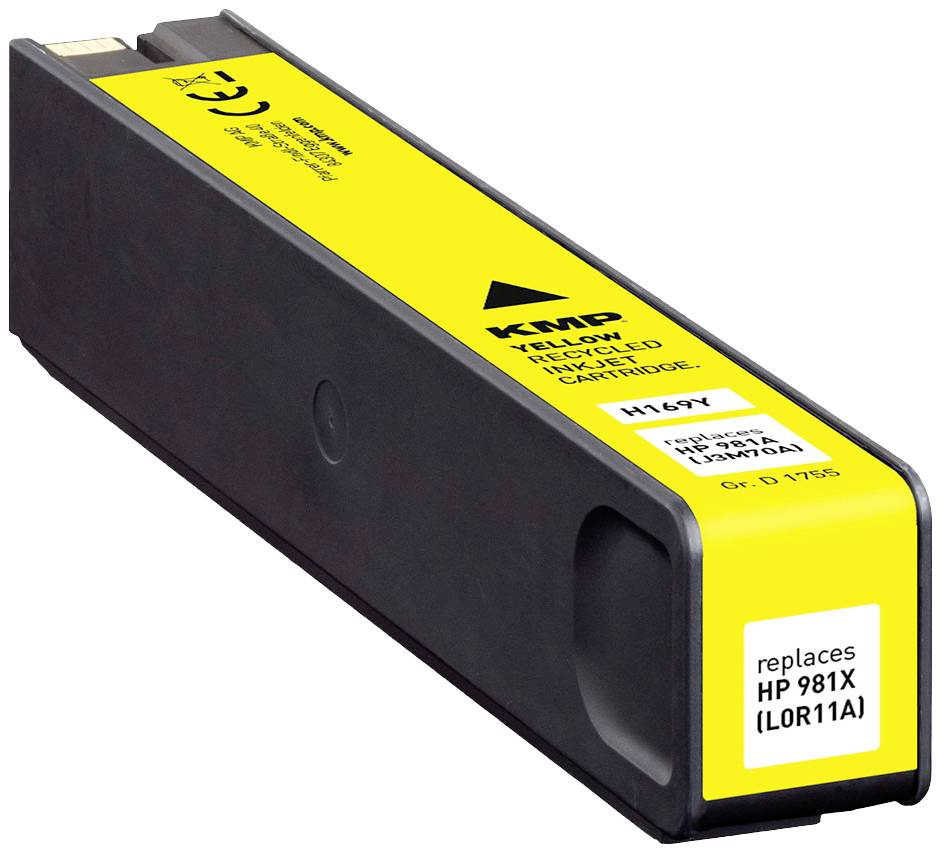 KMP Ink náhradní HP 981X, L0R11A kompatibilní žlutá H169YX 1755,4009-2