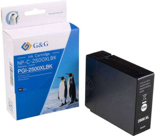 G&G Ink náhradní Canon PGI-2500BK XL kompatibilní  černá NP-C-2500XLBK 1C2500B