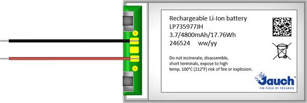 Jauch Quartz LP735977JH speciální akumulátor Prismatisch  s kabelem Li-Ion 3.7 V 5000 mAh 1 ks