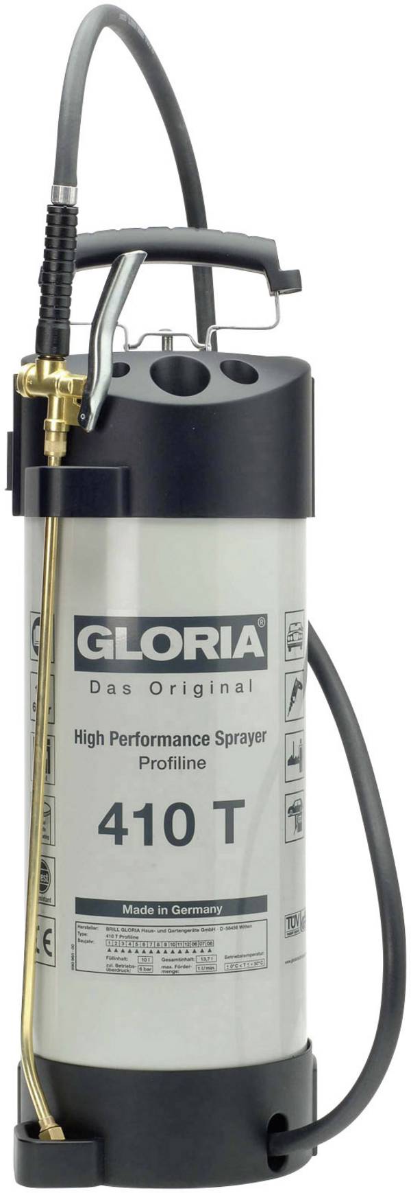 Gloria Haus und Garten 000412.0000 410 T Profiline tlakový rozprašovač 10 l