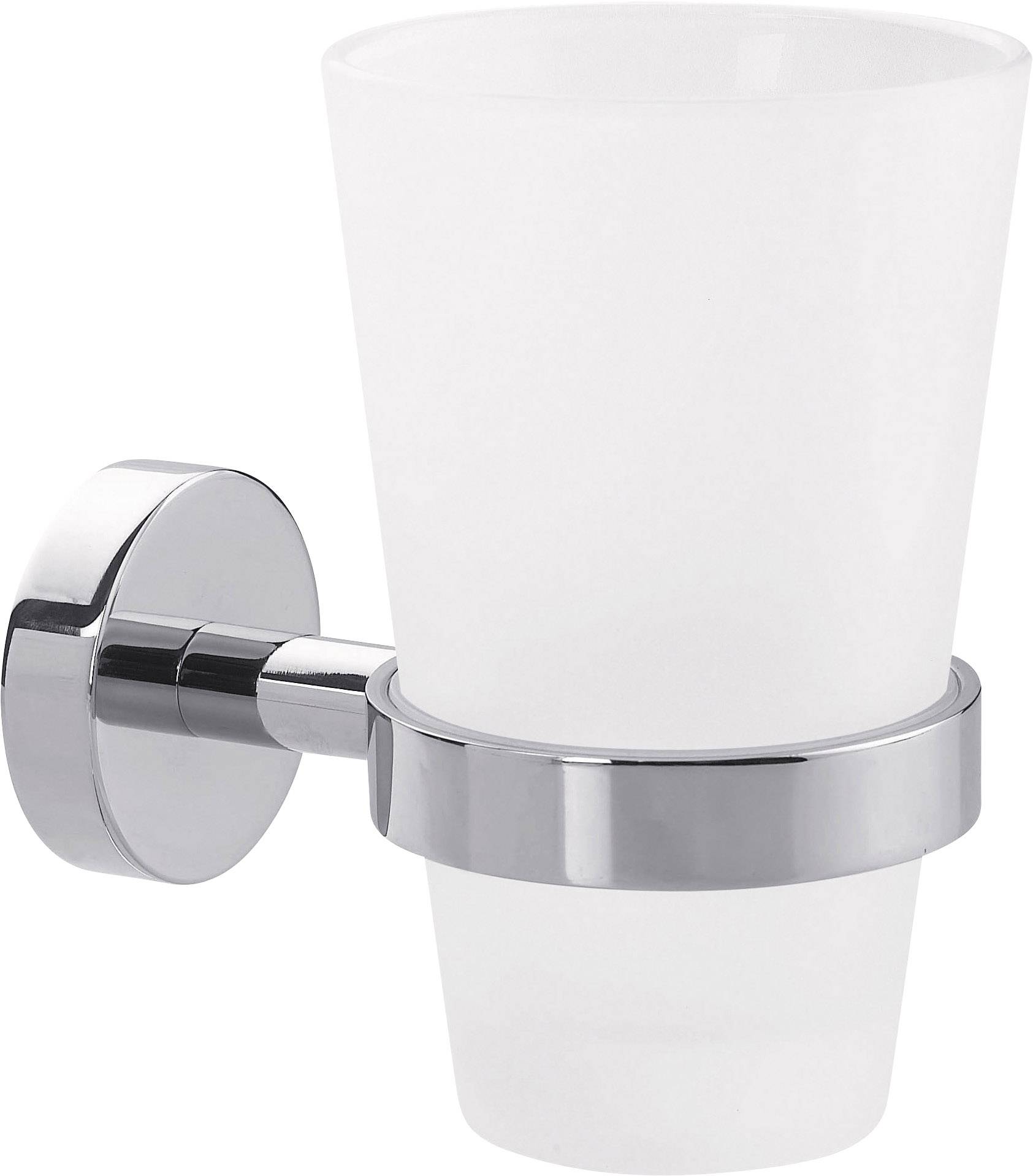 tesa 40327-00000-00 SMOOZ kelímek na zubní kartáček lepidlo chrom (lesklý), bílá (satinovaná)