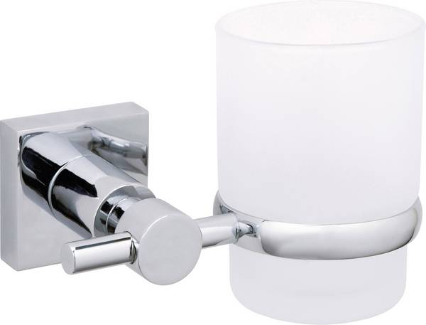 tesa 40257-00000-00 hukk kelímek na zubní kartáček  lepidlo  chrom (lesklý), bílá (satinovaná) Stěny