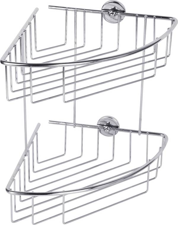 tesa 40215-00000-00 baath Plus Rohový sprchový koš  lepidlo  chrom (lesklý)