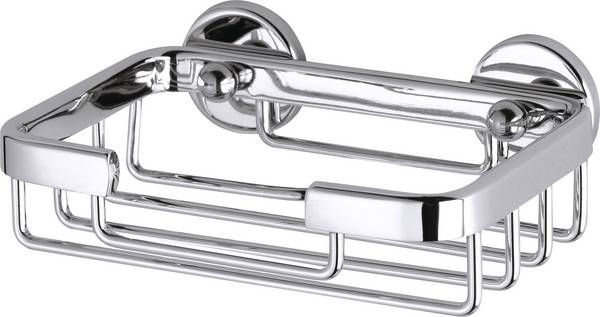 tesa 40208-00000-00 ALUXX Přihrádka na mýdlo  lepidlo  chrom (lesklý)