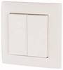 CPAD-00/194 Eaton xComfort 2kanálový nástěnný vypínač bílá