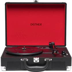 Gramofon Denver VPL-118, řemínkový pohon, černá