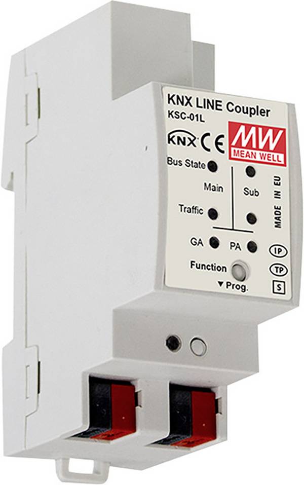 MEAN WELL KNX KSC-01L vazební člen (KNX line coupler)    KSC-01L