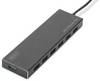 Digitus DA-70241-1 USB Hub 7 portů USB-A USB 3.0 5 GBit/s s hliníkovým krytem černá DA-70241-1
