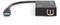 USB 3.0 adaptérový kabel připojený k černému tělesu. Těleso má skleněný optický konektor.