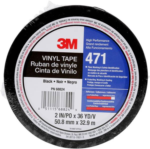3M  471S50IW PVC tape  černá (d x š) 33 m x 50 mm 1 ks