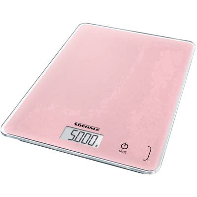 Soehnle KWD Page Compact 300 Delicate Rosé digitální kuchyňská váha s upevněním na stěnu Max. váživost=5 kg růžová