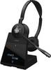 Jabra Engage 75 Stereo Headset otevřená (On Ear) Bluetooth®, DECT stereo černá Potlačení hluku Vypnutí zvuku mikrofonu telefon