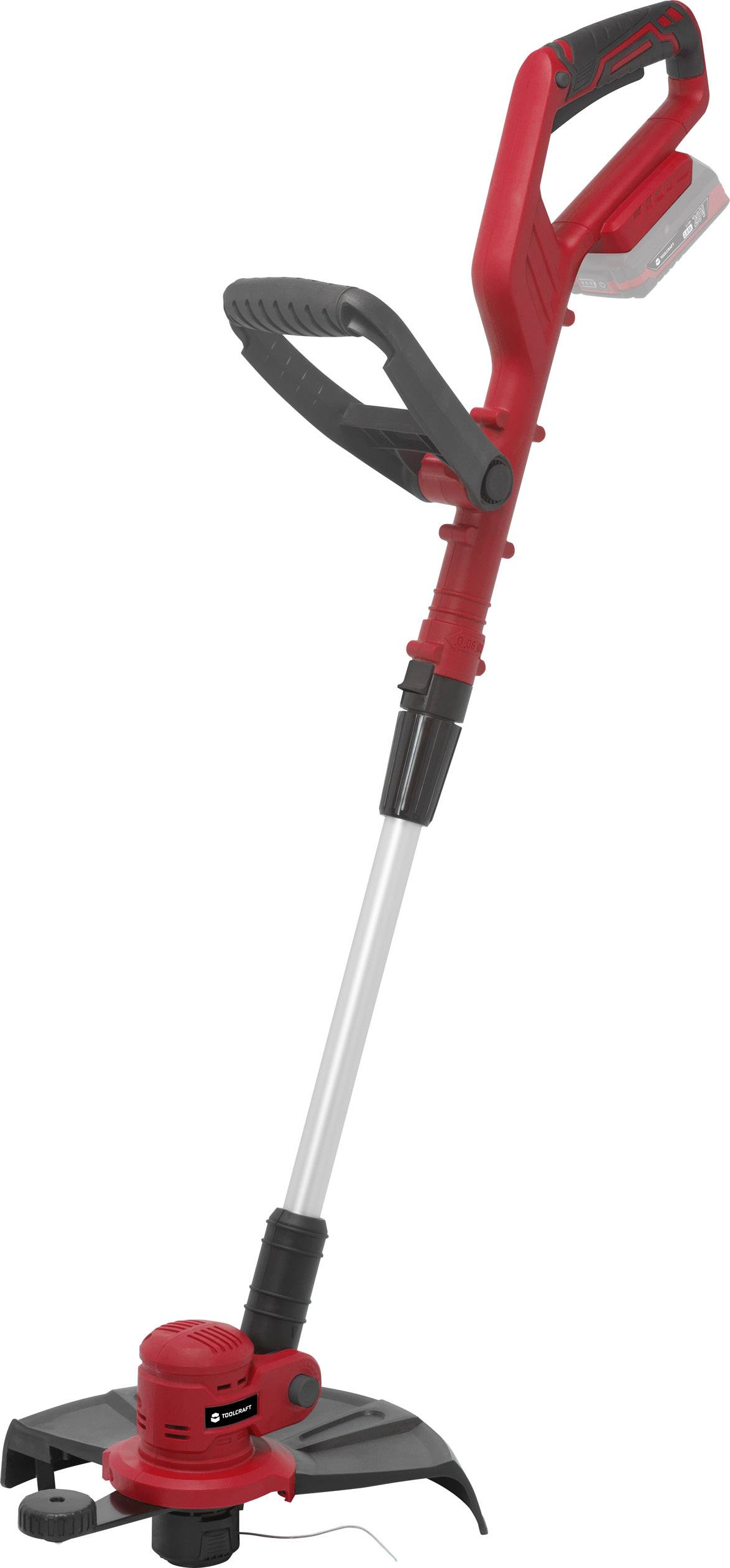 TOOLCRAFT RAS-200 / TAWB-200 akumulátor strunová sekačka výškově nastavitelná rukojeť 20 V  šířka sekání: 300 mm