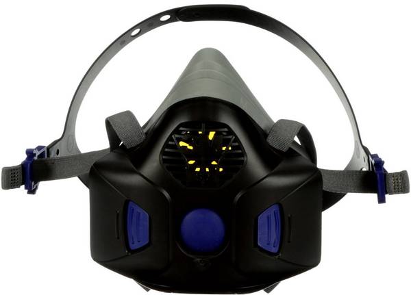 3M  HF-802SD ochranná maska poloobličejová bez filtru Velikost XS-XXL: M EN 140 DIN 140