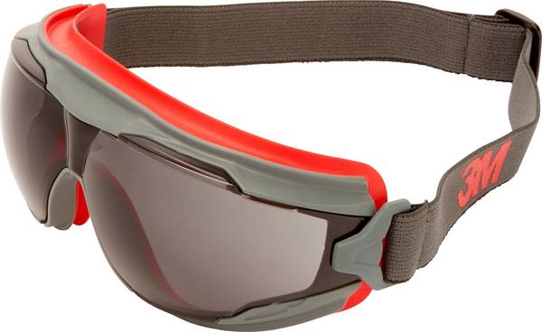 3M Goggle Gear 500 GG502SGAF uzavřené ochranné brýle vč. ochrany proti zamlžení červená, šedá EN 166 DIN 166