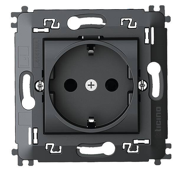 Legrand   zásuvka  Living&Light  antracitová L4141MA 1 ks