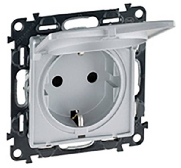Legrand   zásuvka  Valena Life Allure  hliník 753317 1 ks