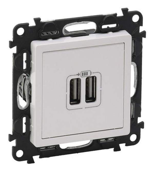 Legrand   USB zásuvka Valena Life Allure  bílá 753112 1 ks