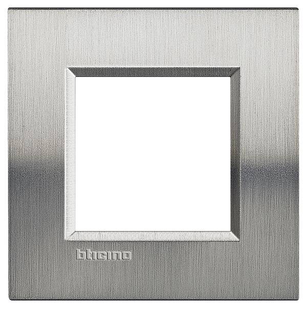 Legrand   rám Living&Light  nerezová ocel LNA4802ACS 1 ks