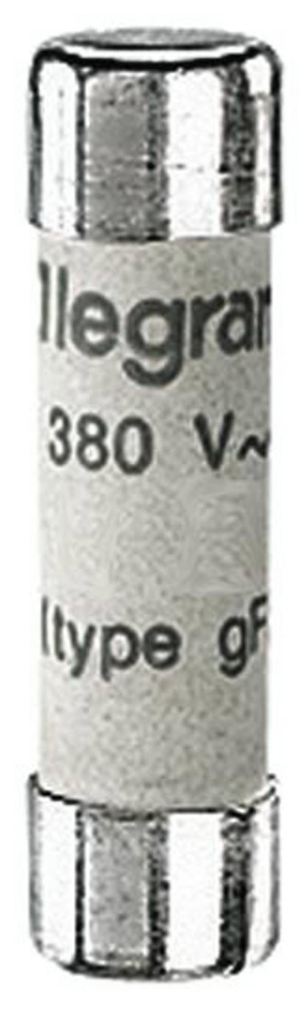 Legrand 012302 válcová pojistka bez mechanického ukazatele zajištění    2 A  400 V/AC 10 ks