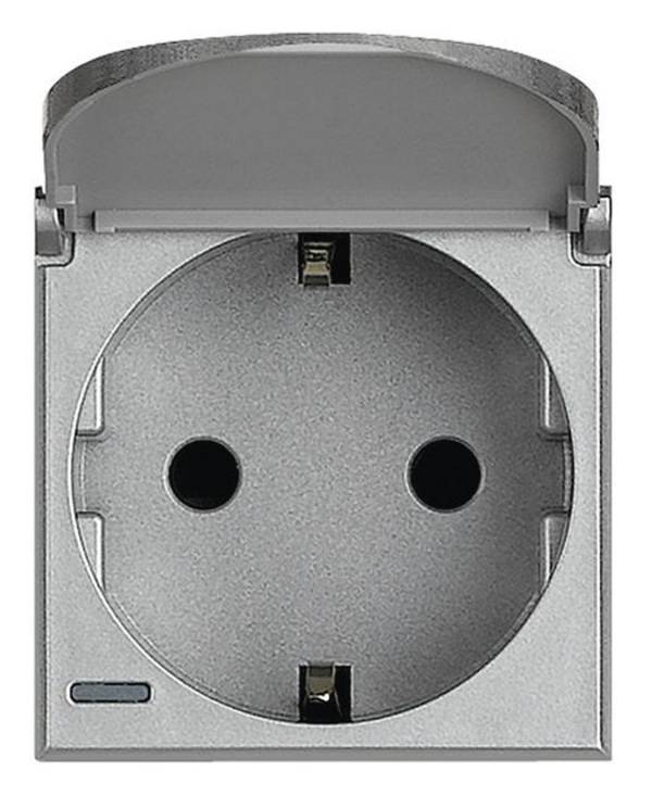 Legrand   zásuvka  Axolute  hliník HC4141PW 1 ks