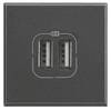 Legrand USB zásuvka Axolute antracitová HS4286C2 1 ks
