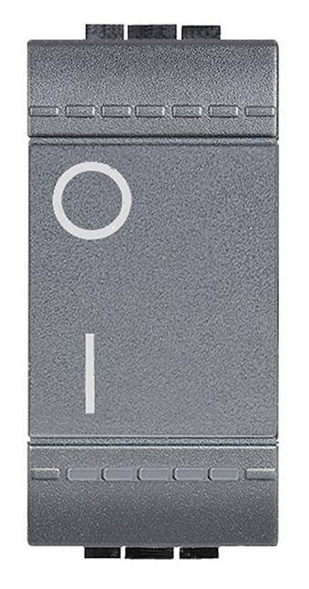 Legrand instalační spínač Living&Light antracitová L4002N 1 ks