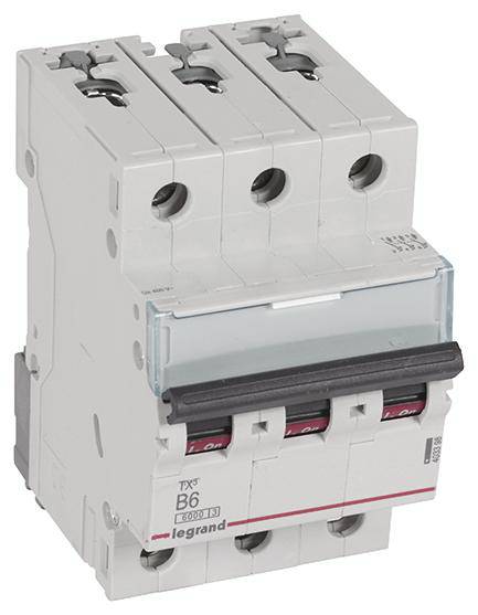 Legrand 403398 Legrand 403398 elektrický jistič 6 A 400 V/AC