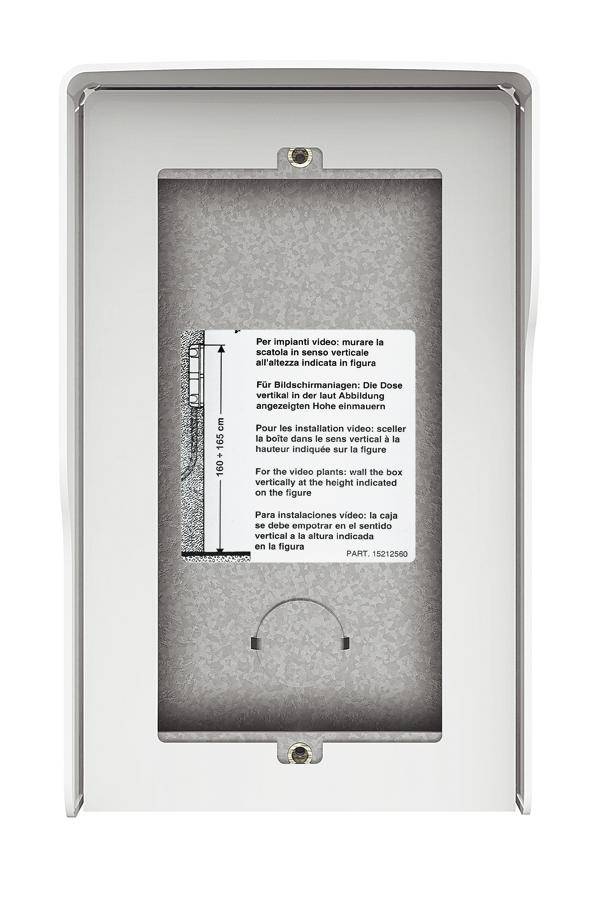 Legrand 350622 příslušenství domovní telefon pouzdro na omítku hliník