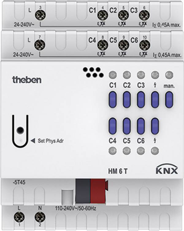 Theben KNX 4940240 Topný aktuátor    HM 6 T KNX