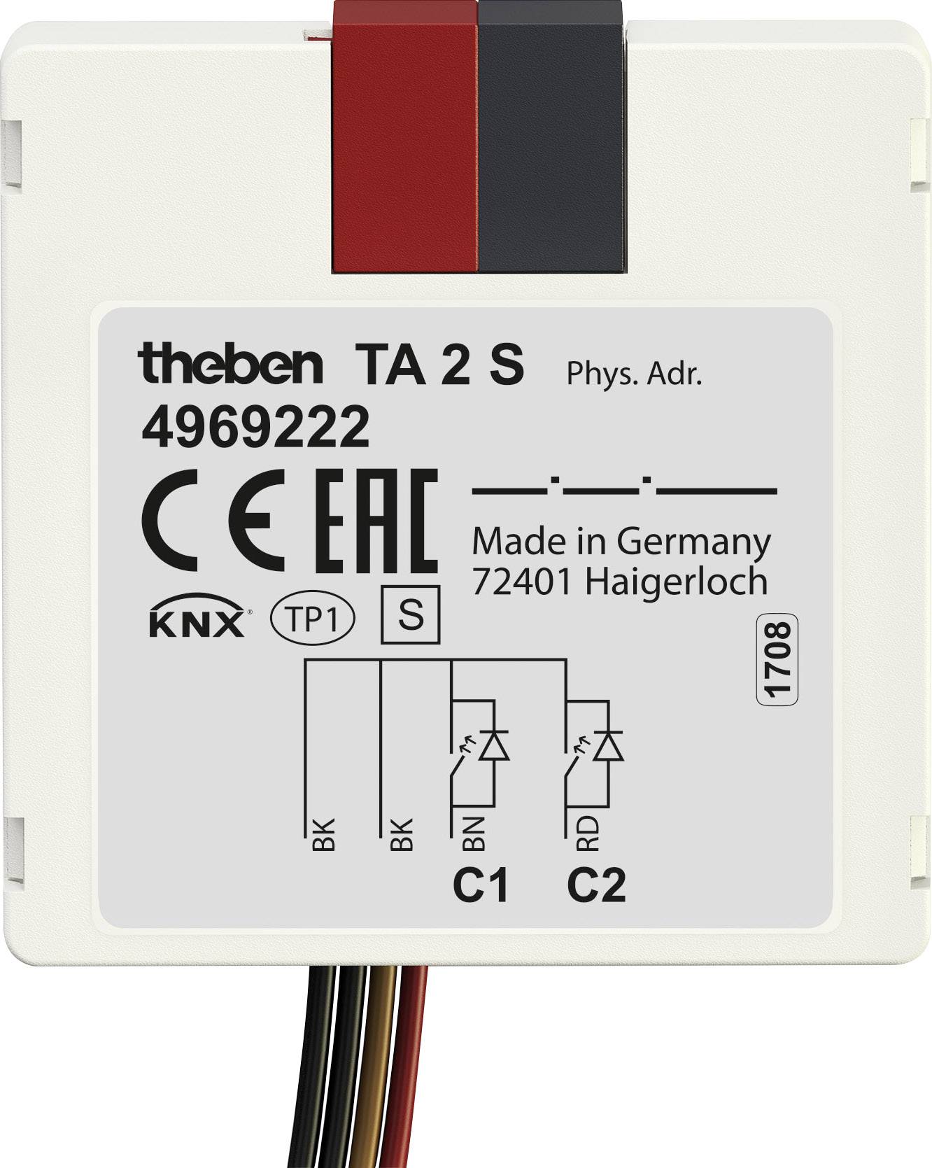 Theben KNX 4969222 binární vstup TA 2 S KNX