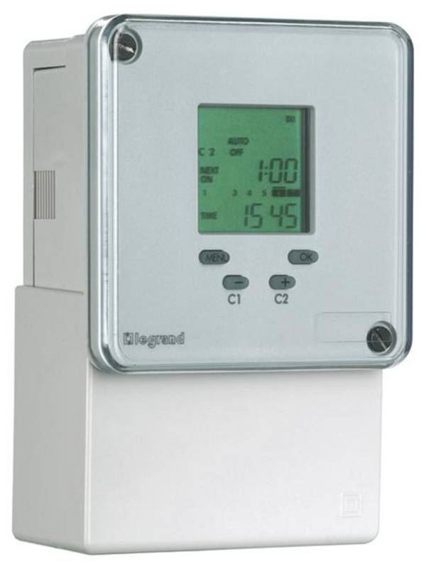 Legrand 049687 časovač, digitální, týdenní program, IP20