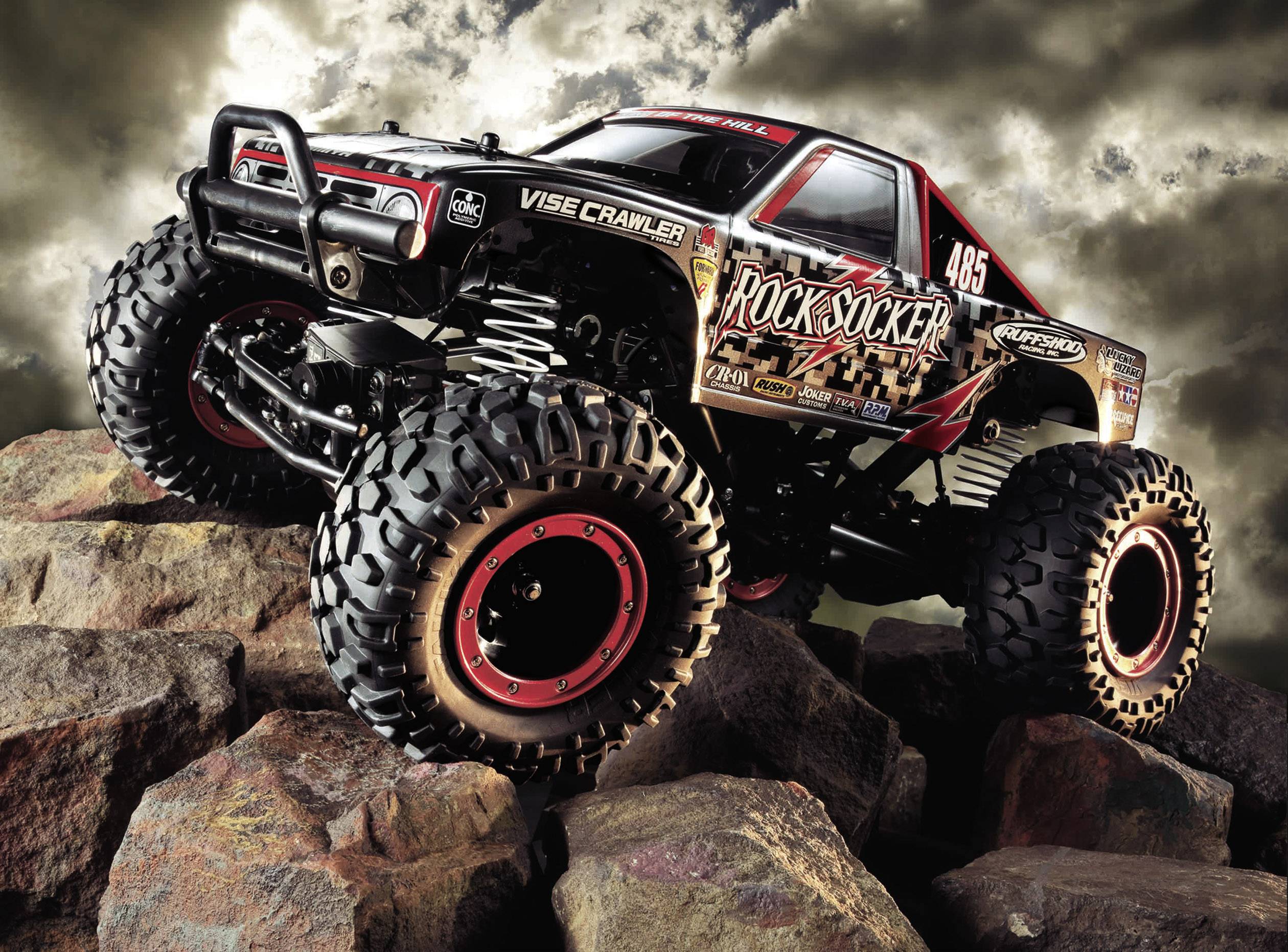 Tamiya Rock Socker komutátorový 1:10 RC model auta elektrický Crawler