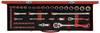 Gedore RED R46004049 sada nástavců pro nástrčný klíč, 6.5 mm, 49dílná, 3300010