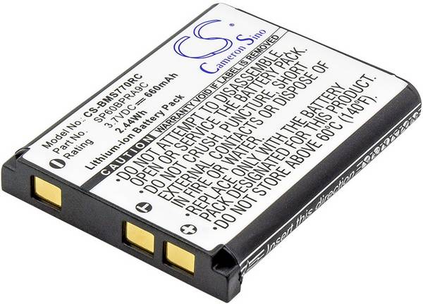 CS Cameron Sino akumulátor do myši Náhrada za originální akumulátor 4-268-590-02, SP60, SP60BPRA9C Sony 3.7 V 660 mAh