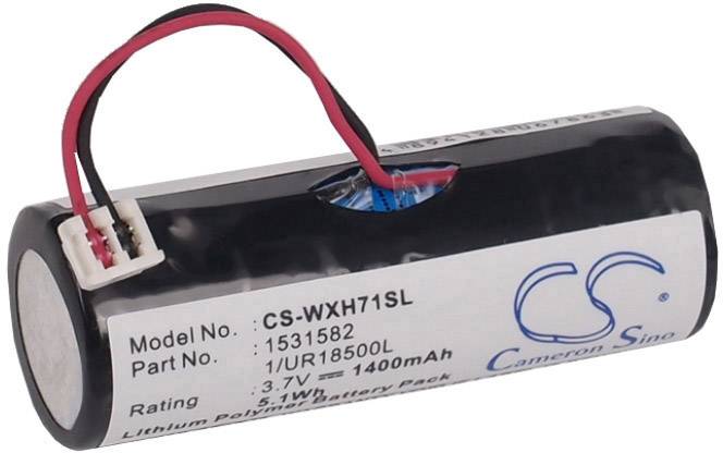 CS Cameron Sino akumulátor do holícího strojku Náhrada za originální akumulátor 1/UR18500L, 1531582 Wella 3.7 V 1400 mAh