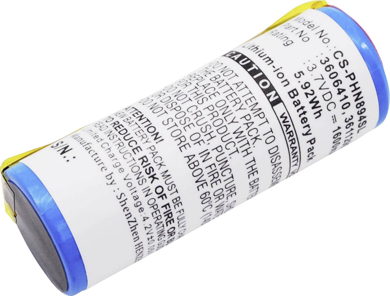 CS Cameron Sino akumulátor do holícího strojku Náhrada za originální akumulátor 15038, 3606410, 3611290 Braun, Philips, Norelco 3.7 V 1600 mAh