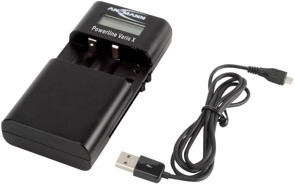 Ansmann Powerline Vario X 1001-0085 nabíječka pro kamery Vhodný akumulátor Li-Ion, Li-Pol, NiMH