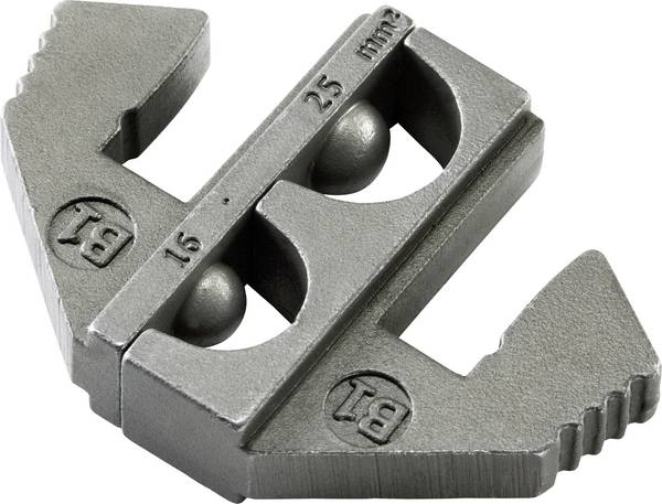 TOOLCRAFT PLE-0B1 Lisovací vložky   neizolované kabelové koncovky   Rozsah krimpování: 16 do 25 mm² Vhodné pro značku (kleště): TOOLCRAFT PZ-500