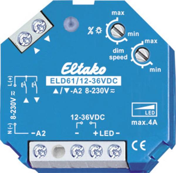 Eltako 61100865 univerzální stmívač Vhodné pro svítidlo: LED žárovka modrá