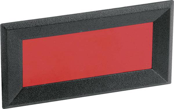 Mentor 2656.8322 přední rám   černá, červená  (š x v x h) 51 x 28 x 2.3 mm