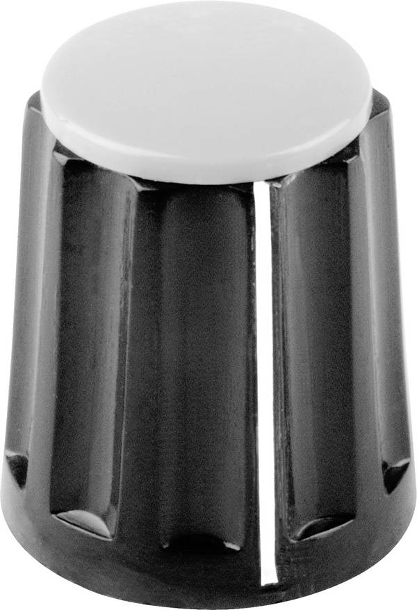 Mentor  330.31  330.31  otočný knoflík  s označením  černá  (Ø x v) 11.8 mm x 13 mm  1 ks