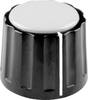 Mentor 332.61 332.61 otočný knoflík s označením černá (Ø x v) 20 mm x 15 mm 1 ks