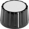 Mentor 333.61 333.61 otočný knoflík s označením černá (Ø x v) 28 mm x 17 mm 1 ks