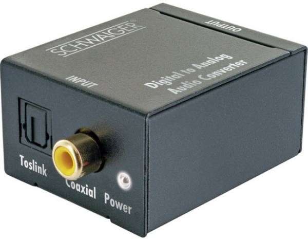 Schwaiger AV konvertor ADW200513 [koaxiální, Toslink - cinch]