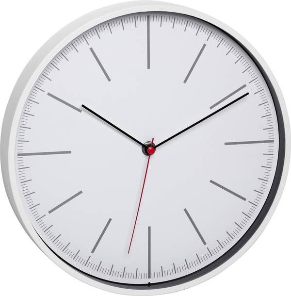 TFA Dostmann 60.3049.02 Quartz nástěnné hodiny 28 cm x 28 cm x 3.7 cm, bílá